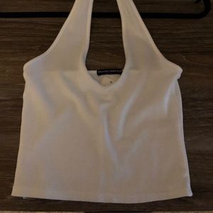 Brandy Melville cropped halter top
